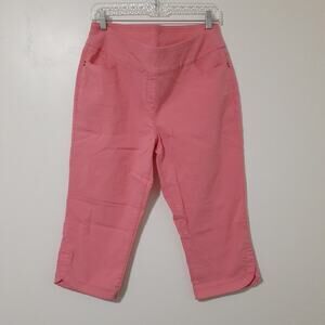 Westbound Pink Women's Petite Pants 14P Rayon Nylon Spandex Stretch